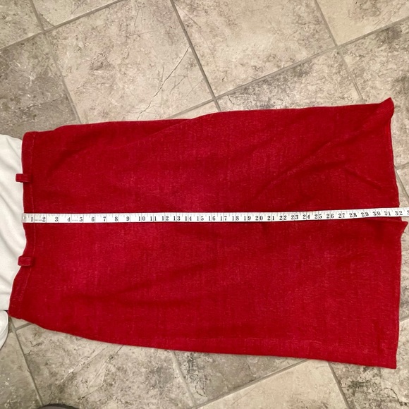 Vintage Column Skirt Buttons Down Back Slit - Picture 15 of 17